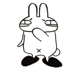 negligent rabbit sticker #14924836