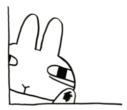 negligent rabbit sticker #14924837