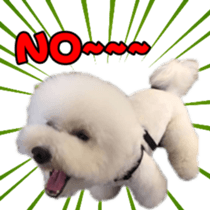 I Love Bichon Frise sticker #14925527