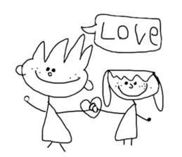 Graffitti with word ballon(English) sticker #14925815