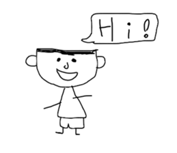 Graffitti with word ballon(English) sticker #14925819