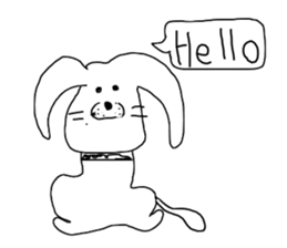 Graffitti with word ballon(English) sticker #14925829