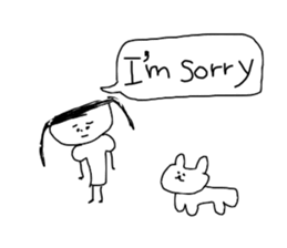 Graffitti with word ballon(English) sticker #14925835