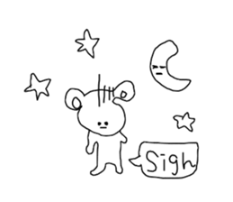 Graffitti with word ballon(English) sticker #14925836