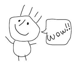 Graffitti with word ballon(English) sticker #14925840