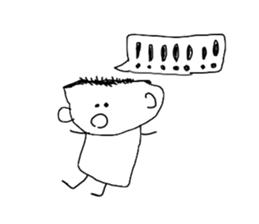 Graffitti with word ballon(English) sticker #14925842