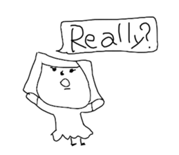 Graffitti with word ballon(English) sticker #14925849