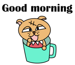 Rabbit , cat and bird sticker sticker #14926000