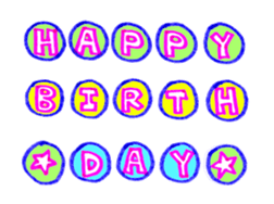 Animation! celebration and thanks. ver.2 sticker #14926770