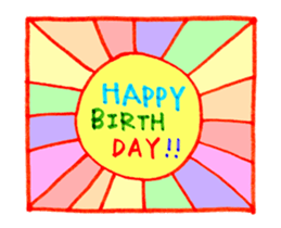 Animation! celebration and thanks. ver.2 sticker #14926771