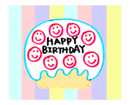 Animation! celebration and thanks. ver.2 sticker #14926772