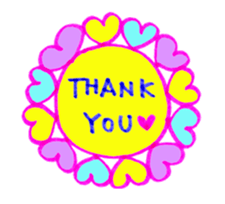 Animation! celebration and thanks. ver.2 sticker #14926778