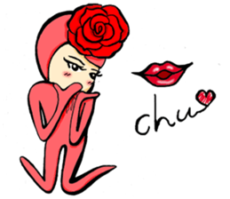 OH!Cauliflower Man & Rose Woman(MY LOVE) sticker #14926884