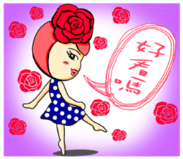 OH!Cauliflower Man & Rose Woman(MY LOVE) sticker #14926886