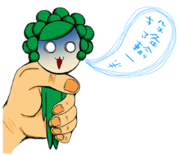 OH!Cauliflower Man & Rose Woman(MY LOVE) sticker #14926899