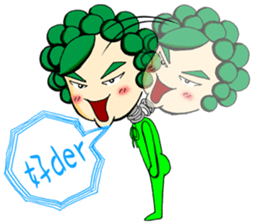 OH!Cauliflower Man & Rose Woman(MY LOVE) sticker #14926903