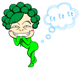 OH!Cauliflower Man & Rose Woman(MY LOVE) sticker #14926905