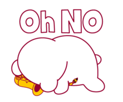 The bear."UGOKUMA"He plays a saxophone.2 sticker #14926925