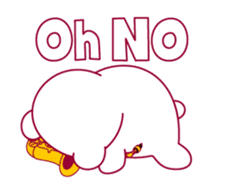 The bear."UGOKUMA"He plays a saxophone.2 sticker #14926925