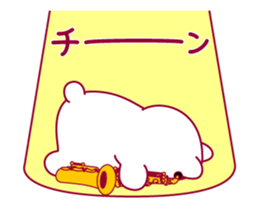 The bear."UGOKUMA"He plays a saxophone.2 sticker #14926938