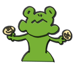 Kaeru Onsen-Frog Hotsprings sticker #14927055