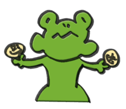 Kaeru Onsen-Frog Hotsprings sticker #14927055