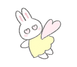 The fluffy bunny sticker 4 sticker #14927180