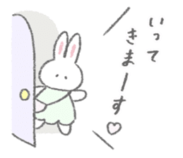 The fluffy bunny sticker 4 sticker #14927182