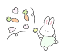 The fluffy bunny sticker 4 sticker #14927189