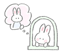 The fluffy bunny sticker 4 sticker #14927192