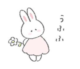 The fluffy bunny sticker 4 sticker #14927193