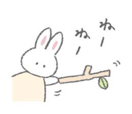 The fluffy bunny sticker 4 sticker #14927194