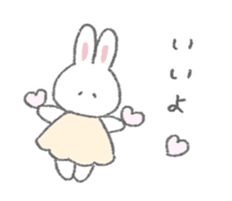 The fluffy bunny sticker 4 sticker #14927197