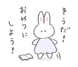 The fluffy bunny sticker 4 sticker #14927198