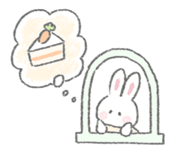 The fluffy bunny sticker 4 sticker #14927199