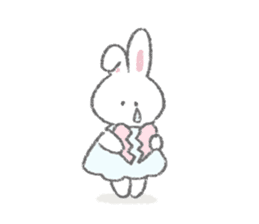 The fluffy bunny sticker 4 sticker #14927204