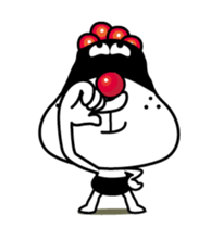 Onigiri-yan of Rice ball 5/Action sticker #14927513