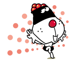 Onigiri-yan of Rice ball 5/Action sticker #14927516