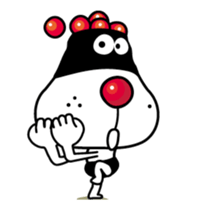 Onigiri-yan of Rice ball 5/Action sticker #14927517