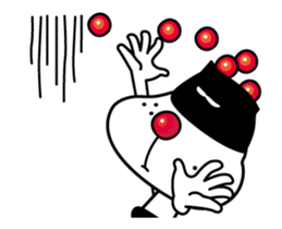 Onigiri-yan of Rice ball 5/Action sticker #14927521