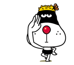 Onigiri-yan of Rice ball 5/Action sticker #14927526