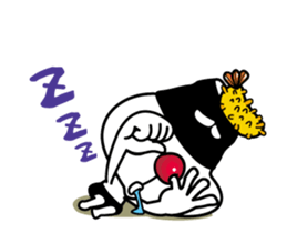 Onigiri-yan of Rice ball 5/Action sticker #14927531