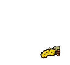 Onigiri-yan of Rice ball 5/Action sticker #14927533