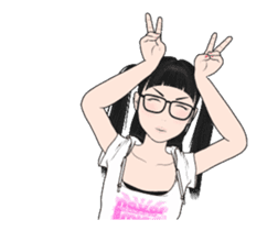 Move! Appropriate Mika...6 (daily basis) sticker #14927635