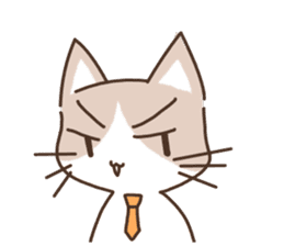 Mokichi kun of the cat English ver1.0 sticker #14927647