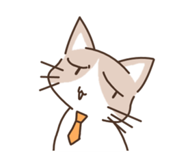 Mokichi kun of the cat English ver1.0 sticker #14927649