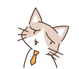 Mokichi kun of the cat English ver1.0 sticker #14927649