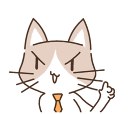 Mokichi kun of the cat English ver1.0 sticker #14927650