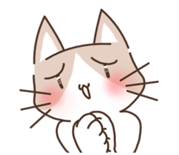 Mokichi kun of the cat English ver1.0 sticker #14927651