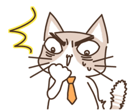 Mokichi kun of the cat English ver1.0 sticker #14927653